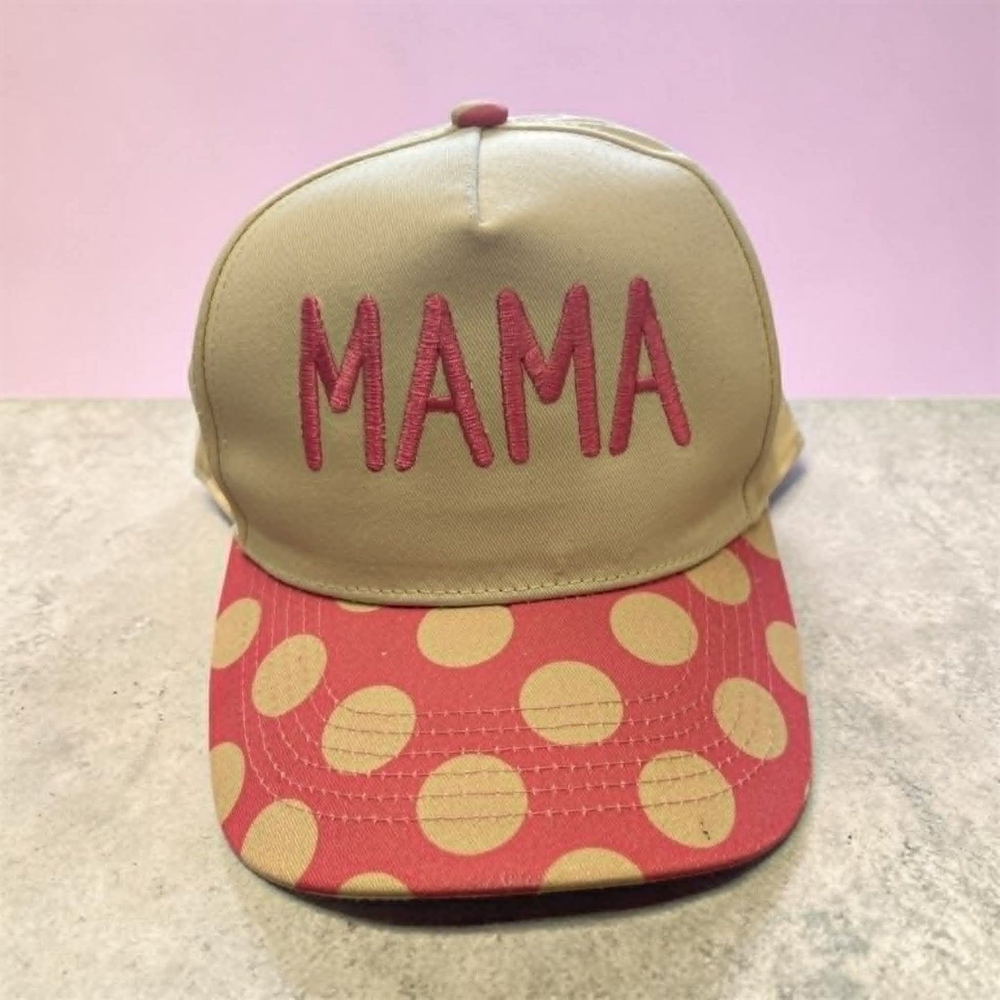 Mama Twill Embroidered Hat