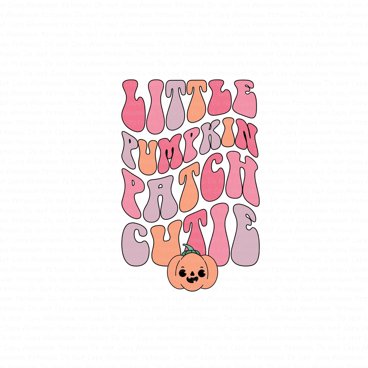 Pumpkin Patch Cutie DTF (Direct to Film) Transfers, Halloween DTF Transfer Ready to Press,