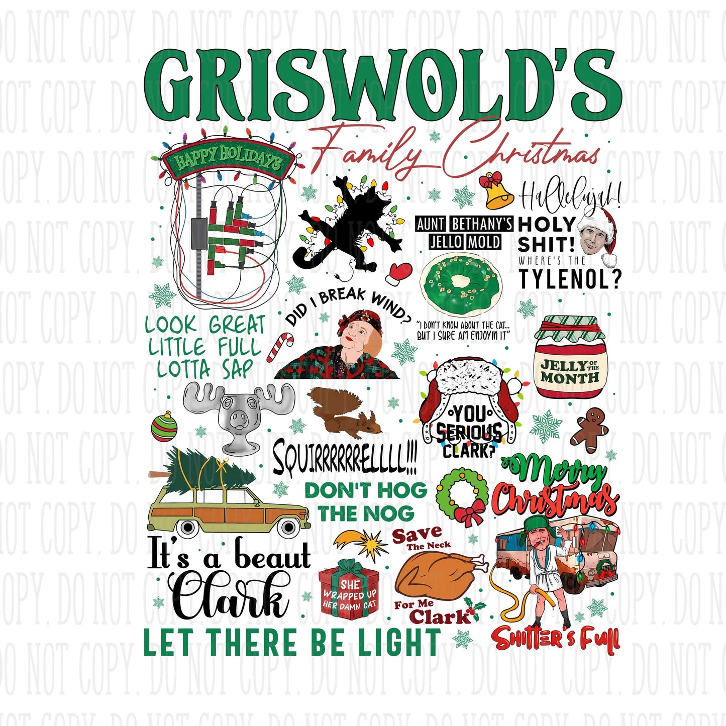 Griswolds Collage Print