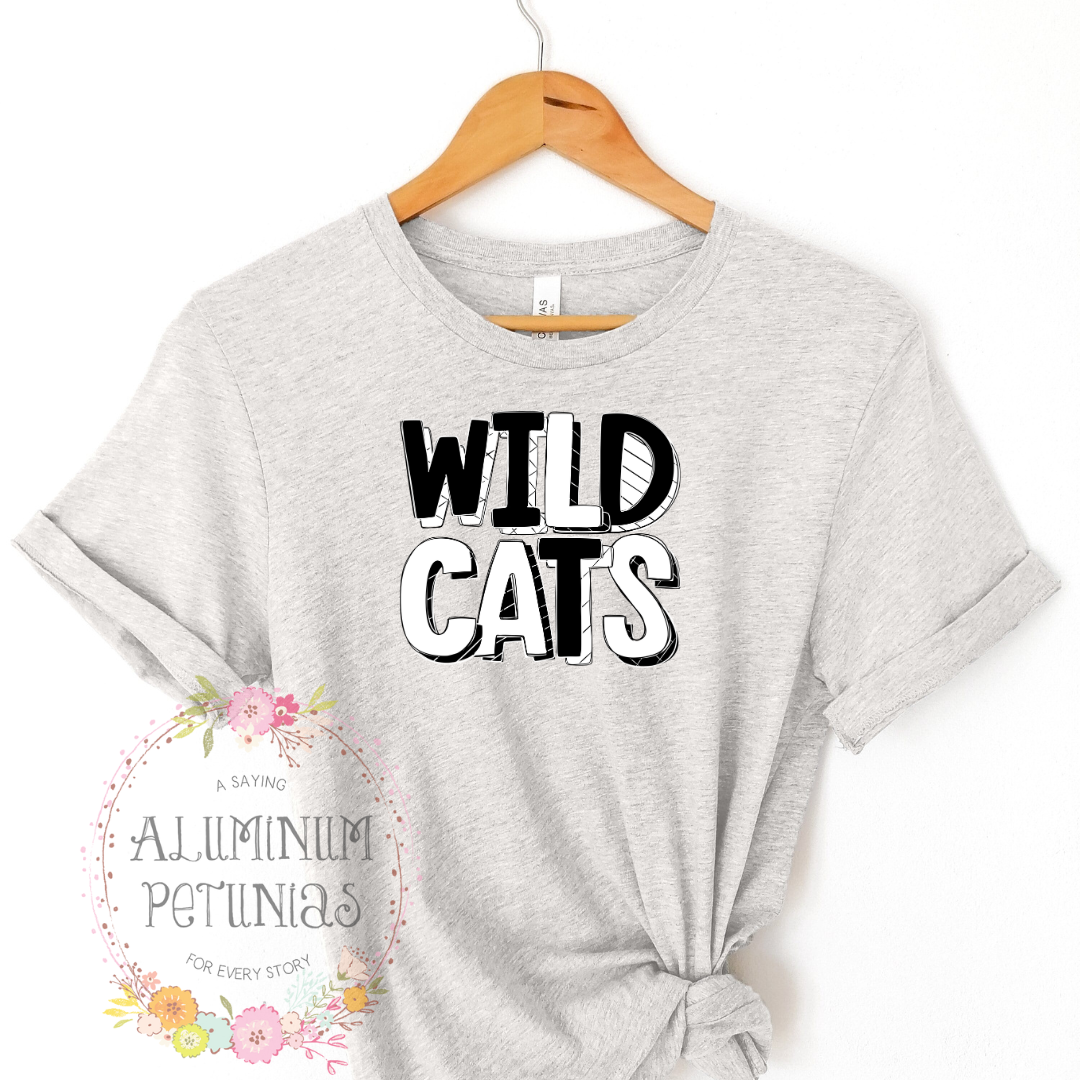 Tuxedo Luxe Mascot - Wild Cats