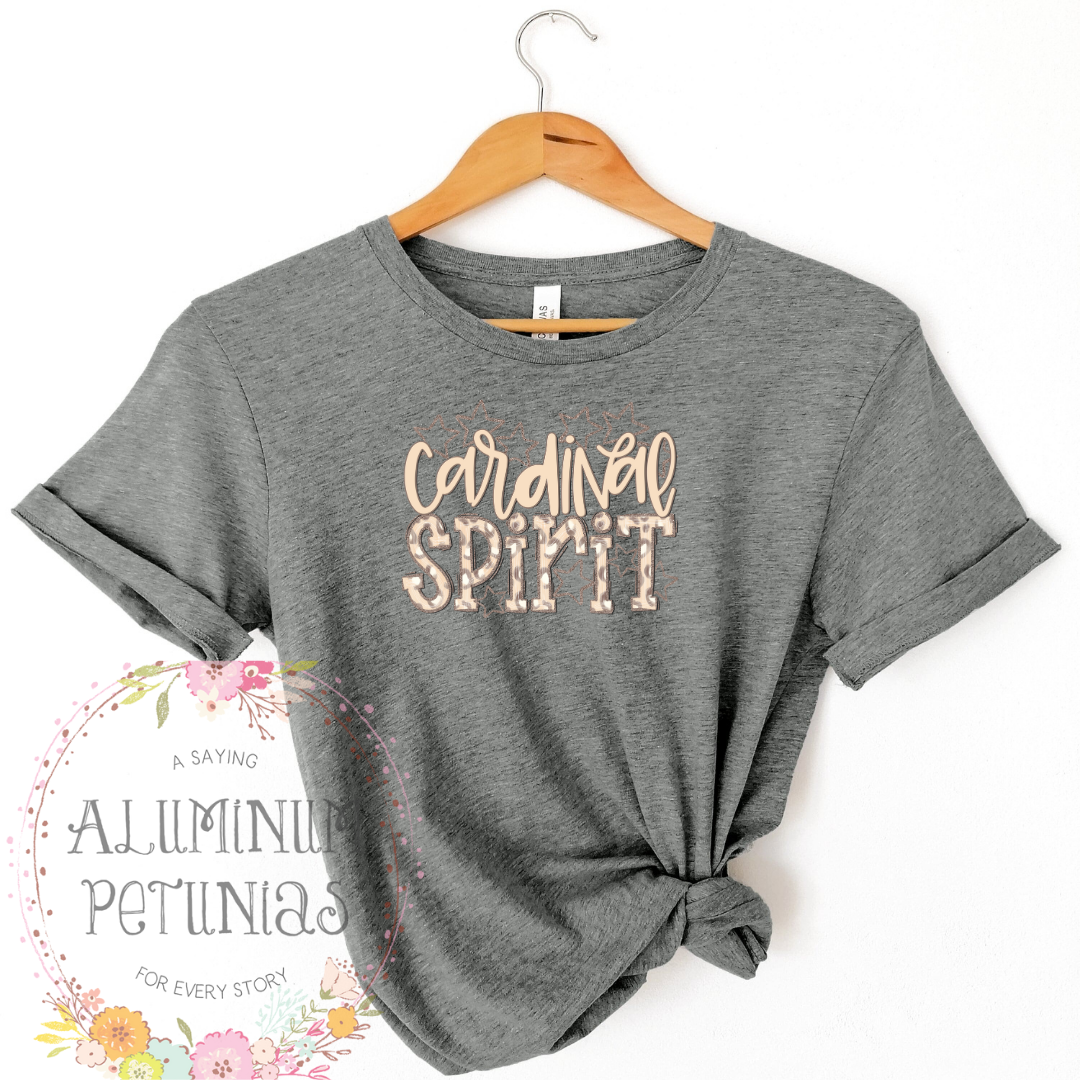 Leopard Print Mascot- Cardinal Spirit