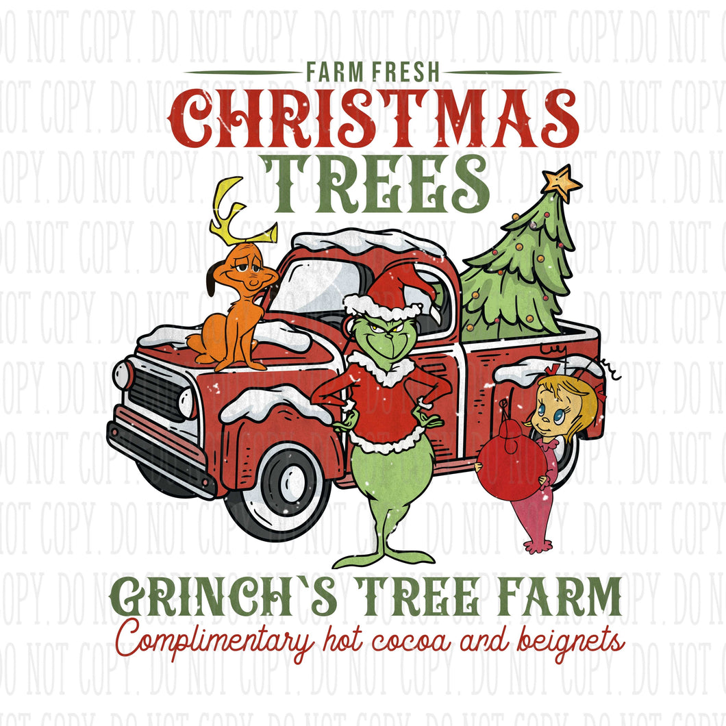 Farm Fresh Christmas Trees Green Guy