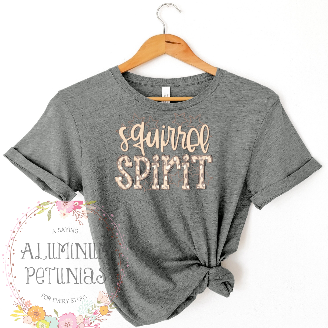 Leopard Print Mascot- Squirrel Spirit
