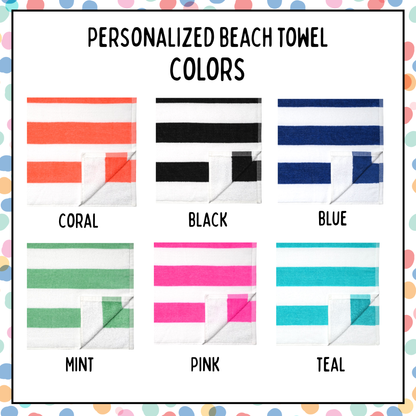 Personalized Beach Towels
