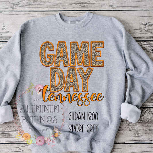 Game Day Faux Embroidery Graphic Tee