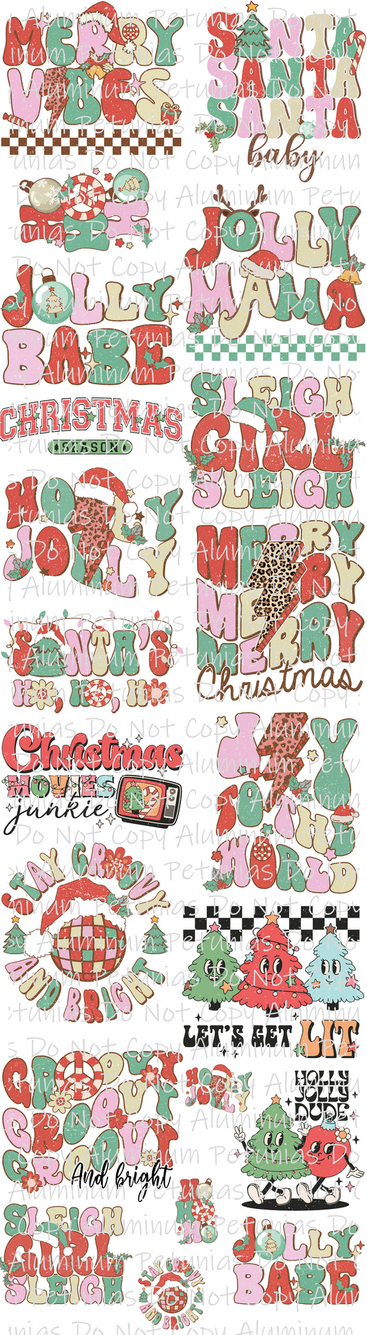 Christmas Premade Gang Sheet