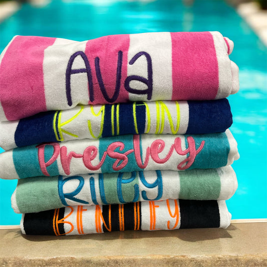 Personalized Beach Towels