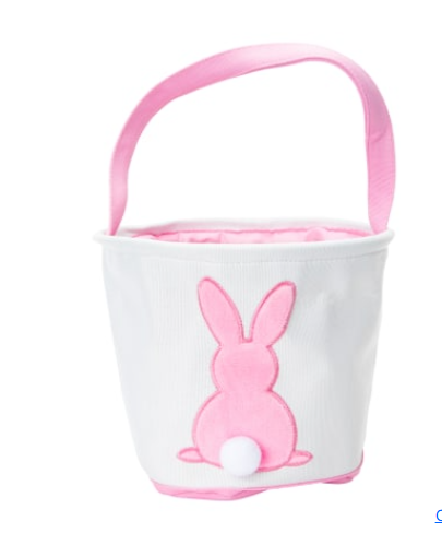 Personalized Embroidered Easter Bunny Baskets