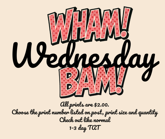 Wham Bam Wednesday Sale