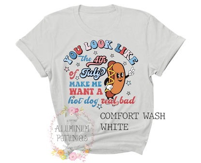 You Look Like the 4th of July Hot Dog Graphic Tee ADULT