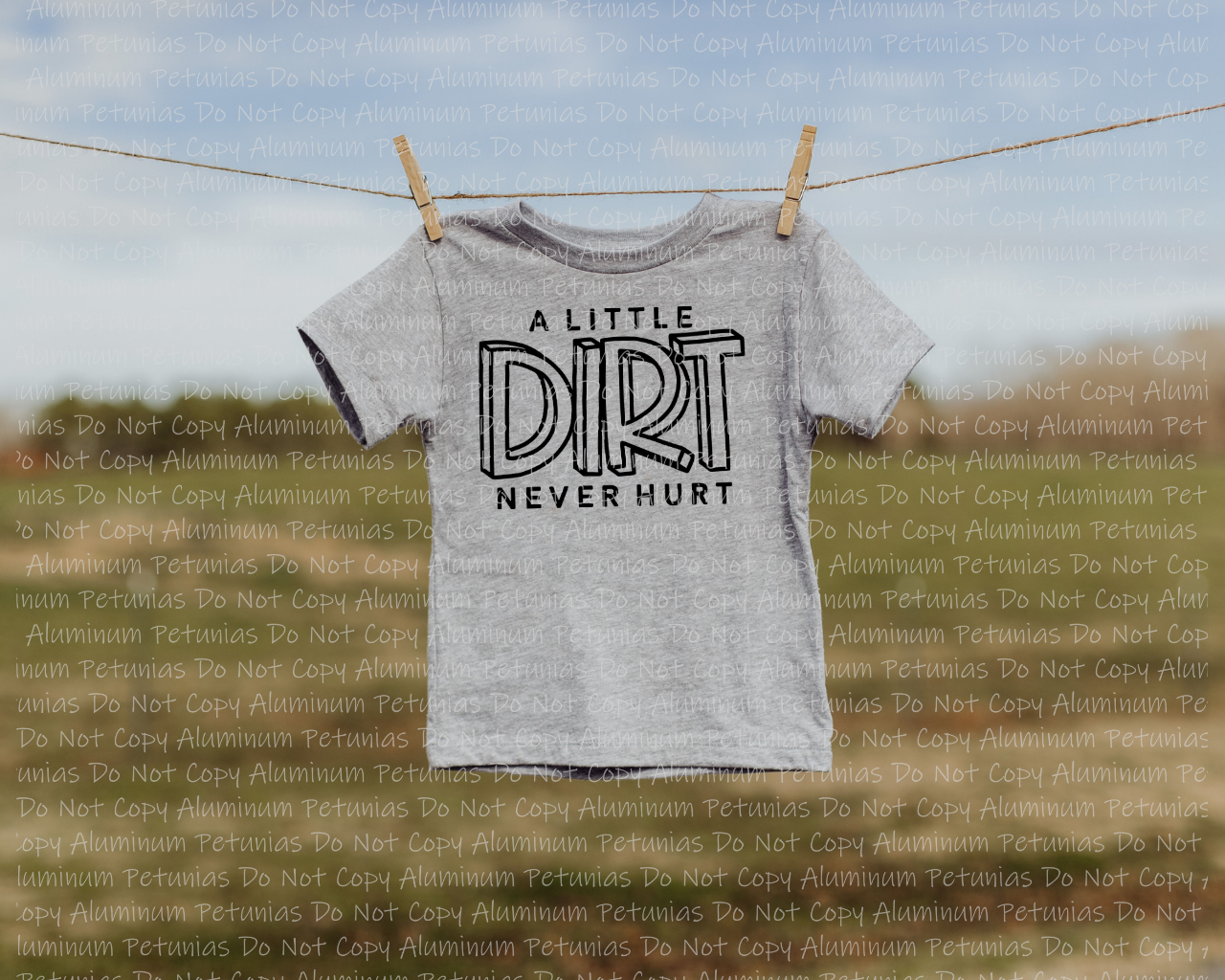 A Little Dirt Youth Graphic Tee