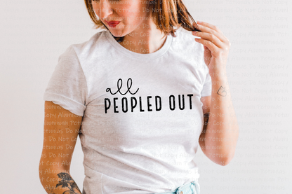 All Peopled Out Graphic Tee