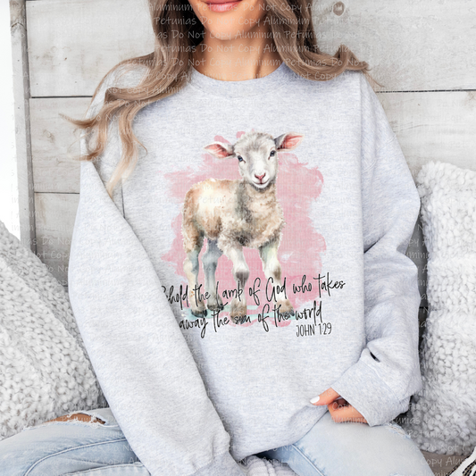 Behold The Lamb Of God Graphic Tee