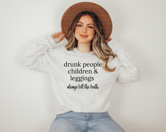 Drunk People Children & Leggings Graphic Tee