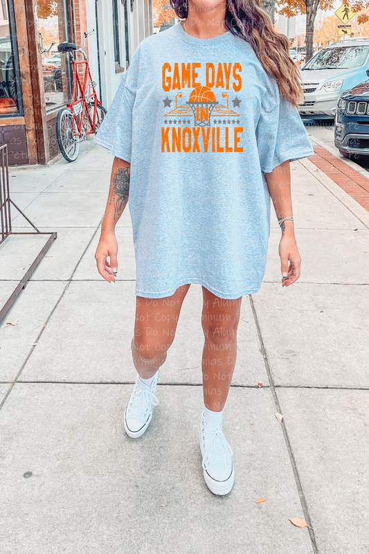 Game Days In Knoxville Graphic Tee