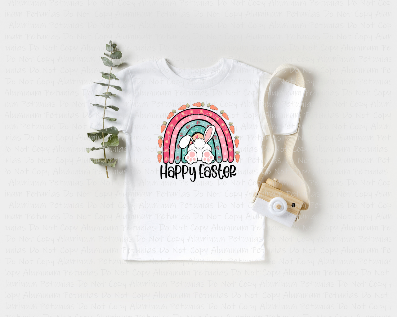 Happy Easter Rainbow Youth Graphic Tee