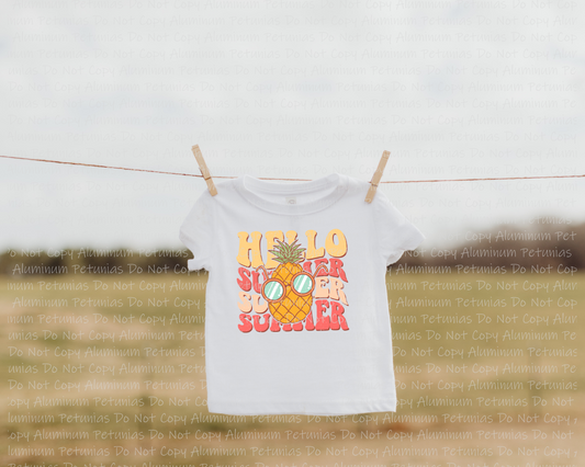 Hello Summer Youth Graphic Tee