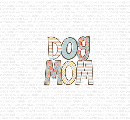 Patterned Dog Mom DTF (Direct to Film) Transfers, Doodle Loo, DTF Transfer Ready to Press, 3-5 Day Ship