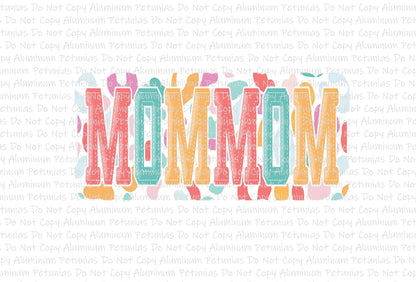 Pastel Cheetah MomMom, DTF (Direct to Film) Transfers, DTF Prints