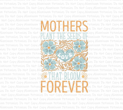 Mother's Plant Seeds DTF (Direct to Film) Transfers, Mama DTF Transfer Ready to Press, 1-3 Day Ship