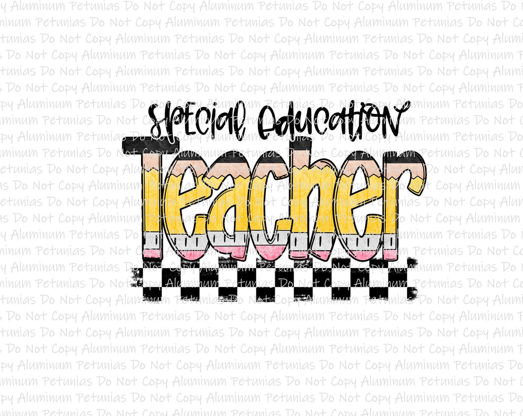 Special Education Teacher DTF (Direct to Film) Transfers, Teaching DTF Transfer Ready to Press