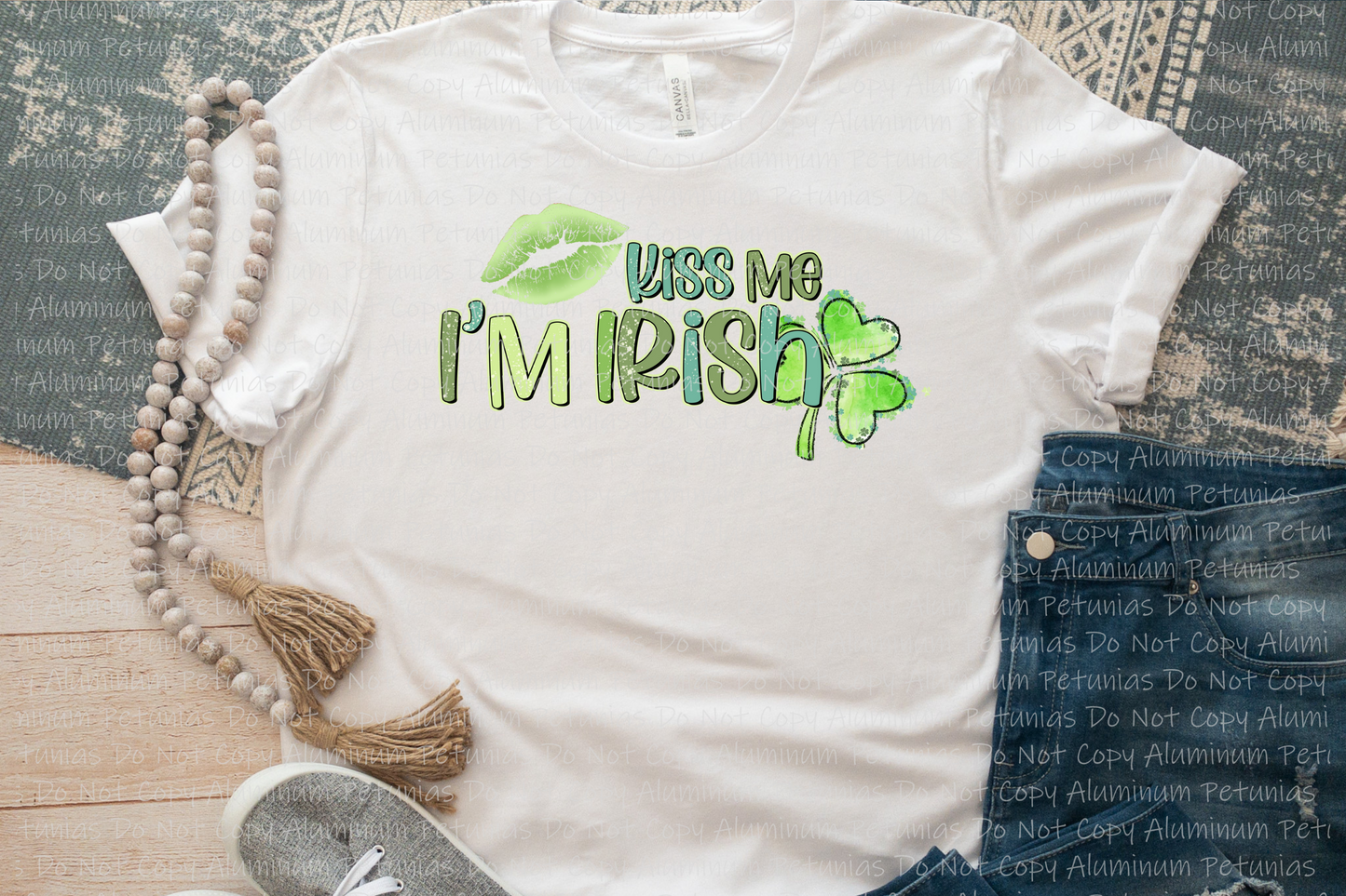 Kiss Me I'm Irish Graphic Tee