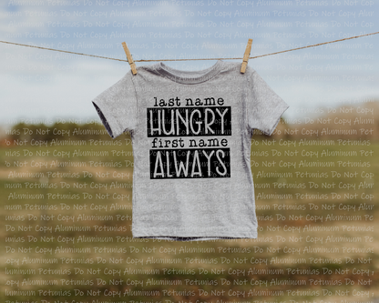 Last Name Hungry Youth Graphic Tee