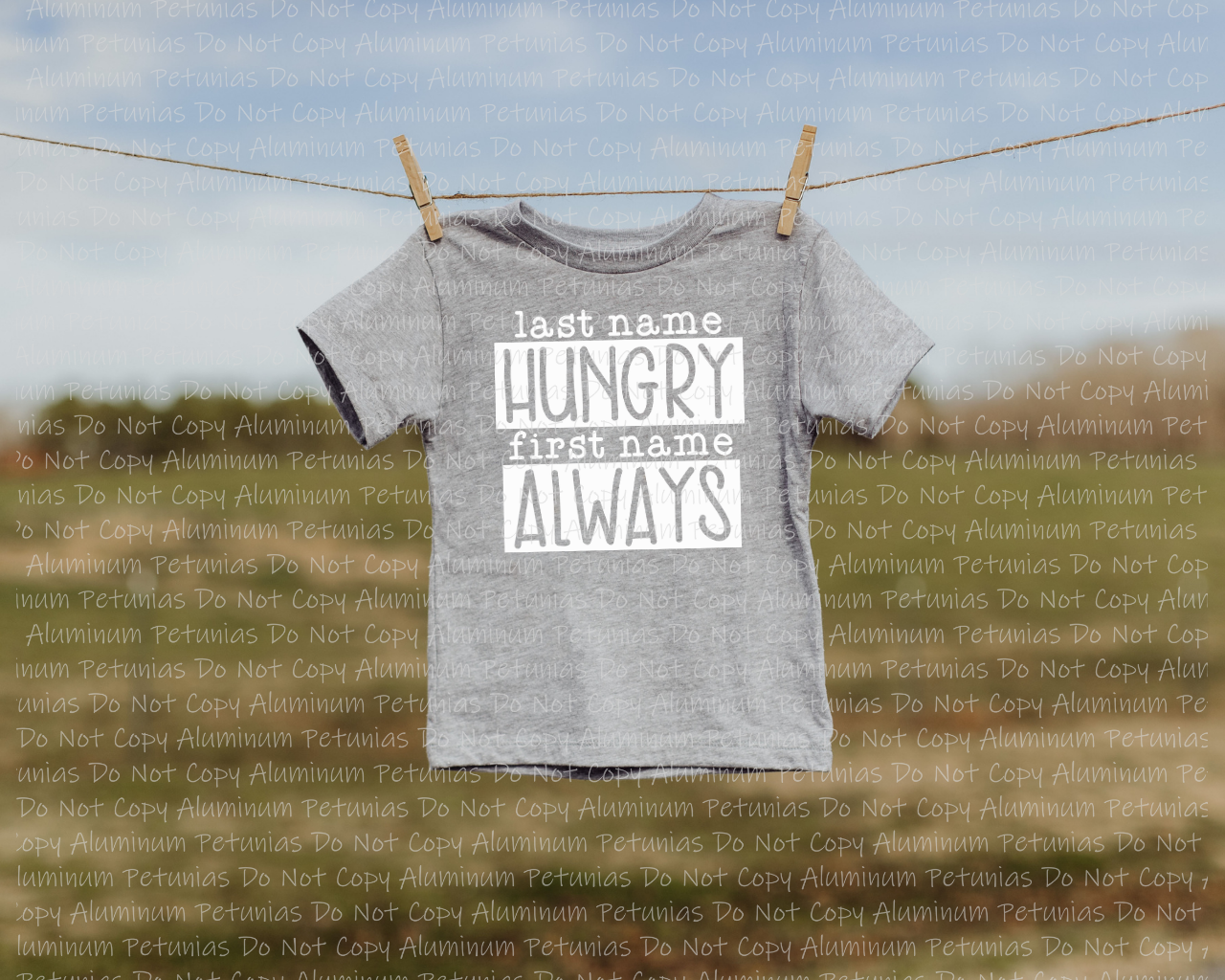 Last Name Hungry Youth Graphic Tee