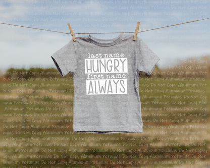 Last Name Hungry Youth Graphic Tee