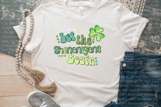 Let The Shenanigans Begin Graphic Tee