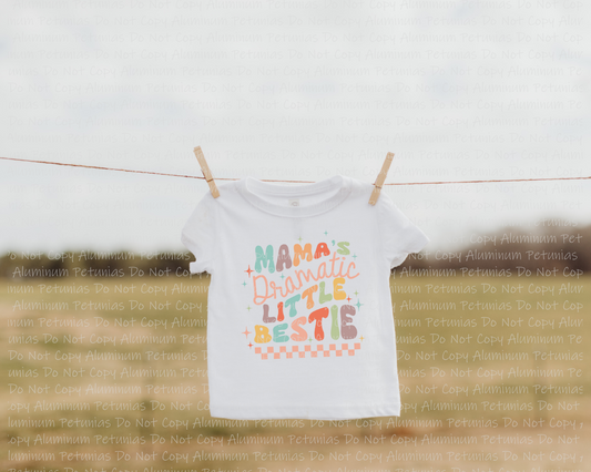 Mama's Dramatic Little Bestie Youth Graphic Tee