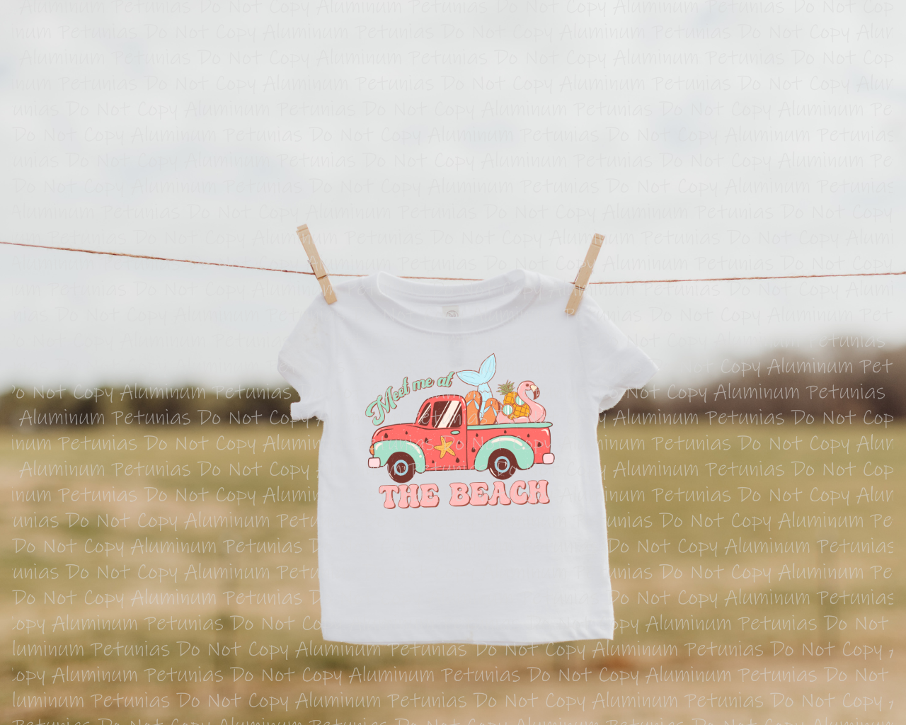 Meet Me At The Beach Youth Graphic Tee