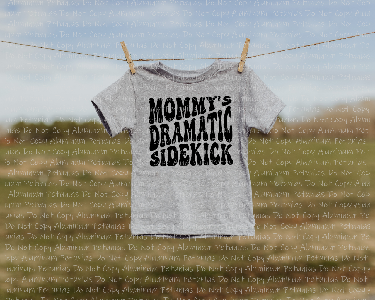 Mommy's Dramatic Sidekick Youth Graphic Tee