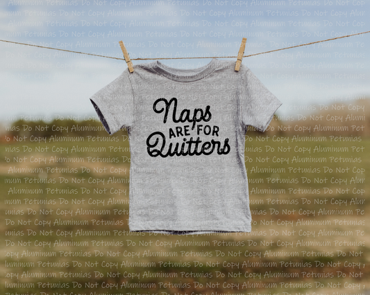 Naps Are For Quitters Youth Graphic Tee