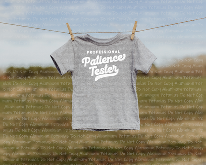 Professional Patience Tester Youth Graphic Tee