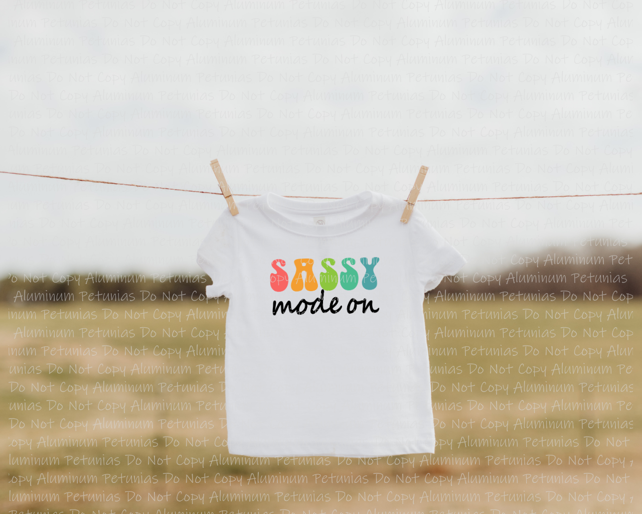 Sassy Mode On Youth Graphic Tee