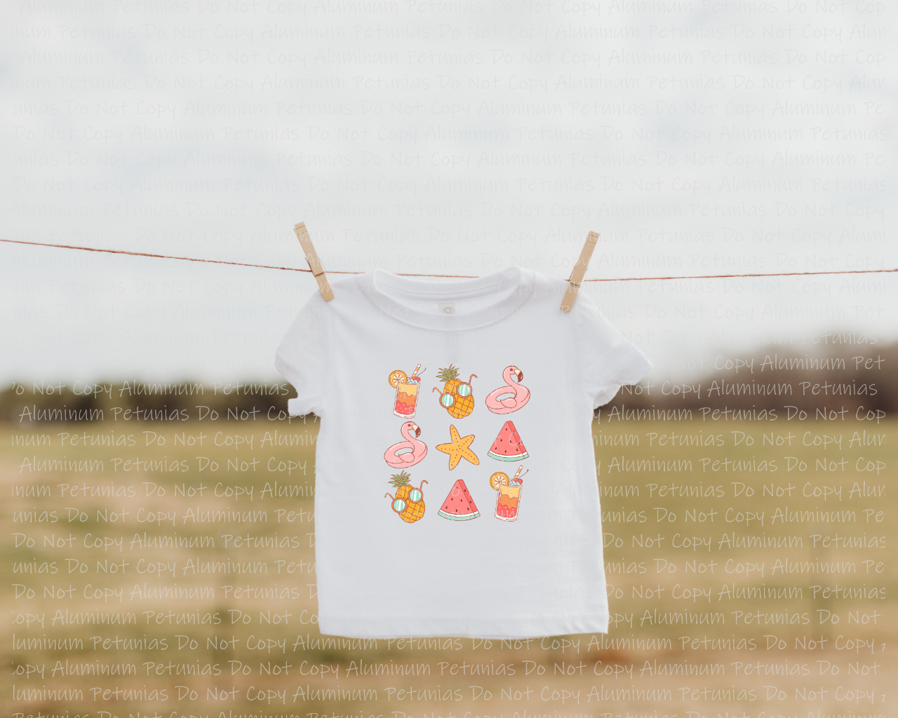 Summer Collage Youth Graphic Tee