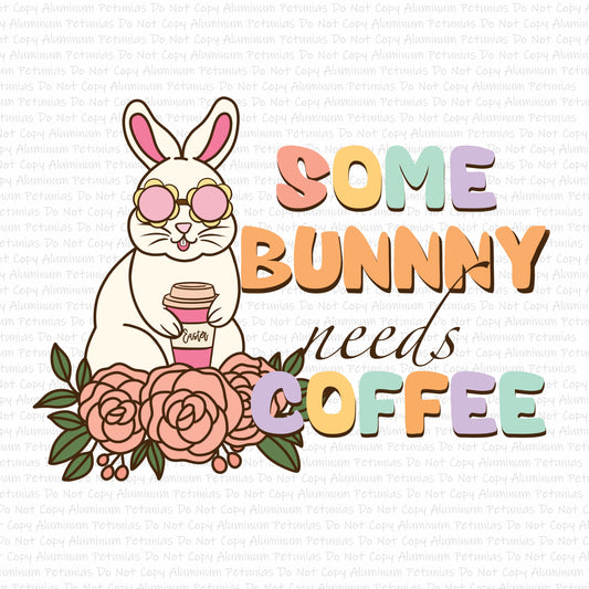 Easter Bunny Needs Coffee DTF (Direct to Film) Transfers, Easter DTF Transfer Ready to Press, 1-3 Day Ship