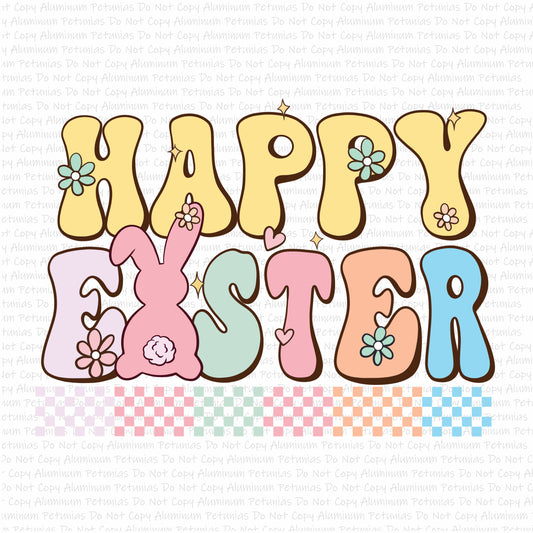 Happy Easter DTF (Direct to Film) Transfers, Easter DTF Transfer Ready to Press, 1-3 Day Ship