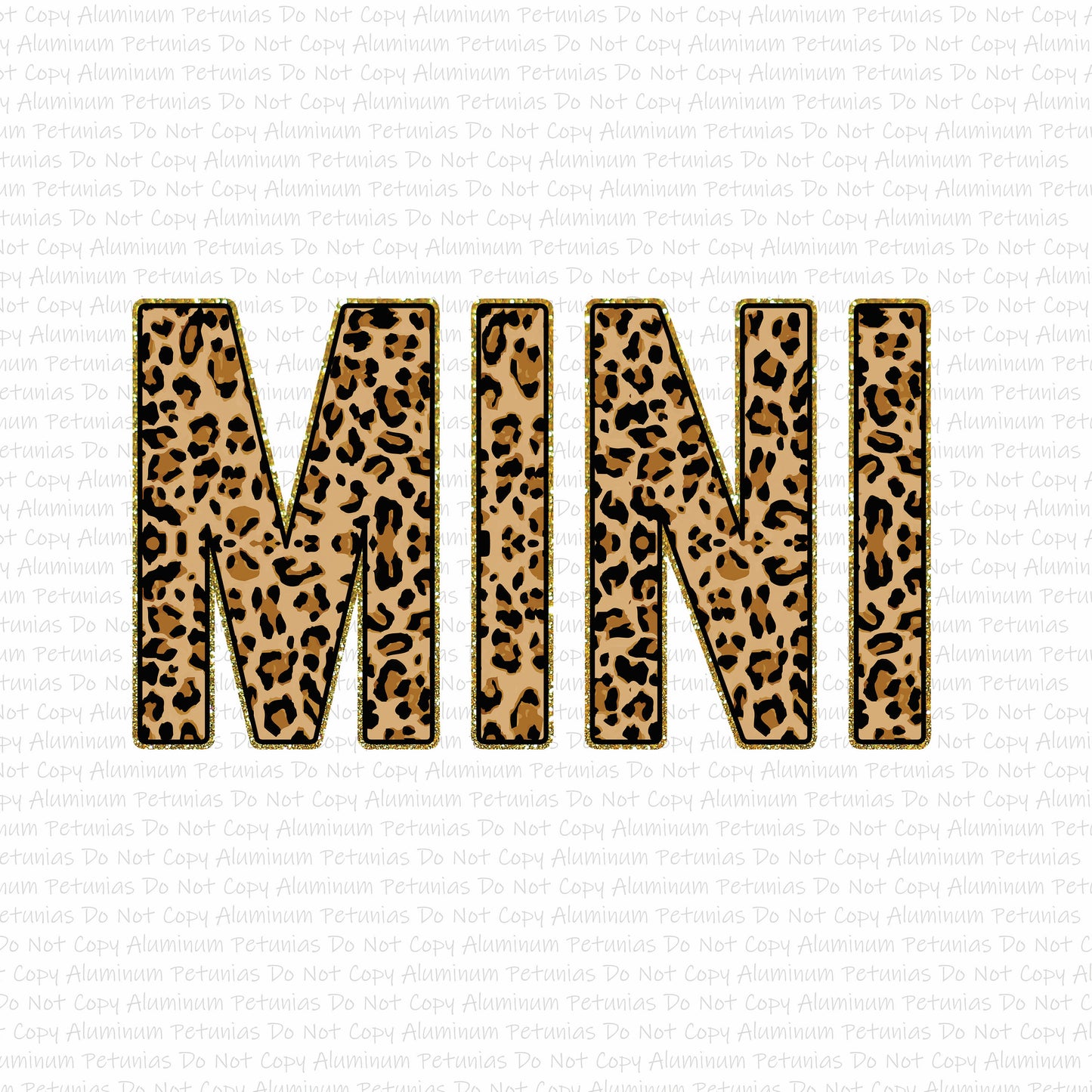 Mini Leopard DTF (Direct to Film) Transfers, Mama's Mini DTF Transfer Ready to Press, 1-3 Day Ship