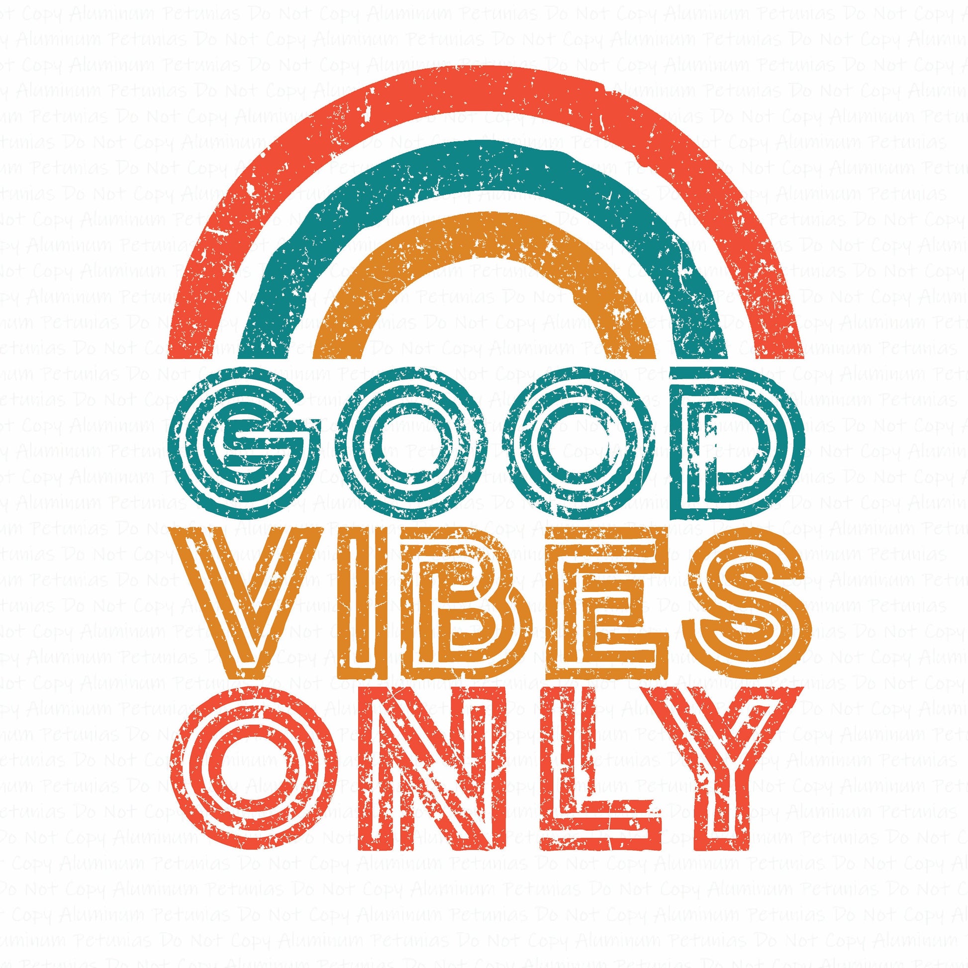 Good Vibes Only DTF (Direct to Film) Transfers, Summer DTF Transfer Ready to Press,