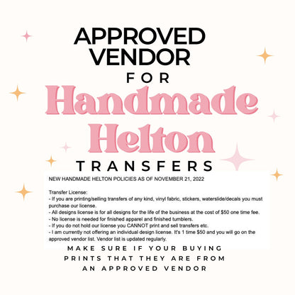 Clemson Girl Blue DTF (Direct to Film) Transfers, Handmade Helton DTF Transfer Ready to Press. Approved Vendor Handmade Helton