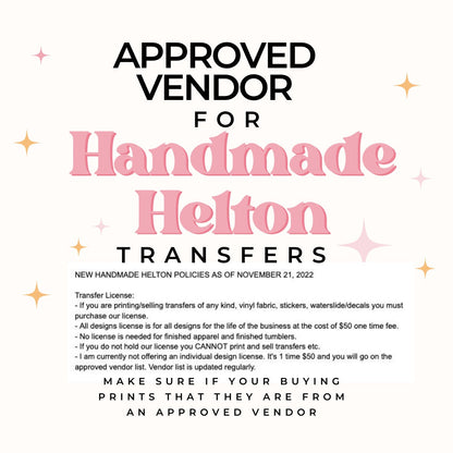 Clemson DTF (Direct to Film) Transfers, Handmade Helton DTF Transfer Ready to Press, 1-3 Day Ship-Approved Vendor HandmadeHelton