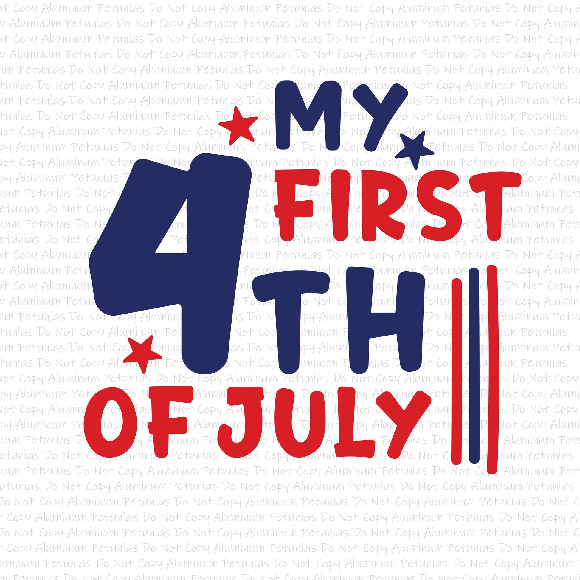 My 1st Fourth DTF (Direct to Film) Transfers, 4th of July DTF Transfer Ready to Press, 1-3 Day Ship