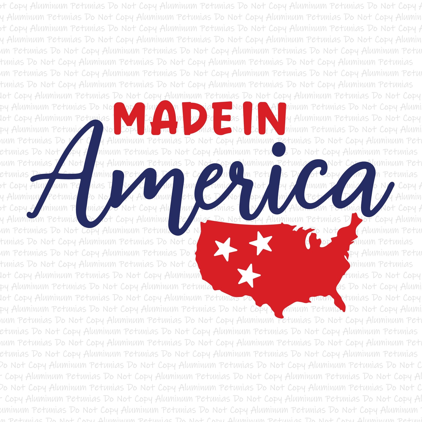 Made In America DTF (Direct to Film) Transfers, 4th of July DTF Transfer Ready to Press, 1-3 Day Ship