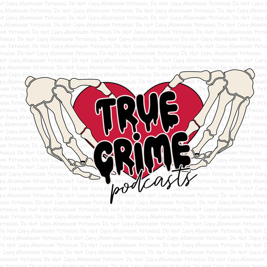 True Crime Podcasts (Direct to Film) Transfers, True Crime DTF Transfer Ready to Press, 