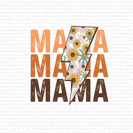 Mama Sunflower DTF (Direct to Film) Transfers, Mama DTF Transfer Ready to Press,