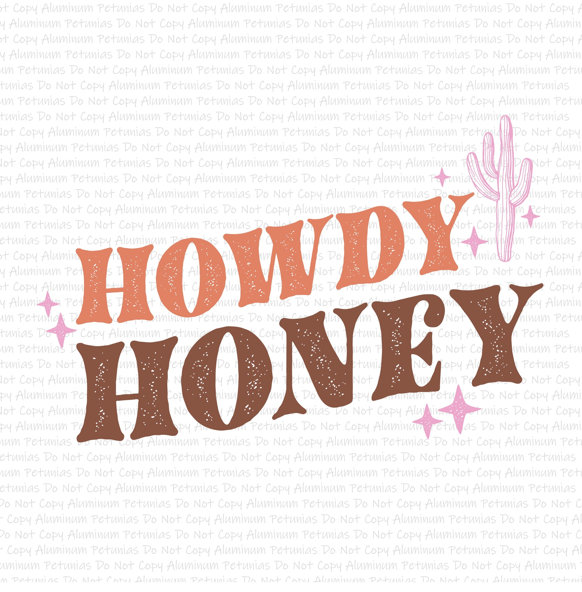 Howdy Honey DTF (Direct to Film) Transfers, Western DTF Transfer Ready to Press, 1-3 Day Ship