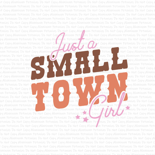 Small Town Girl DTF (Direct to Film) Transfers, Western DTF Transfer Ready to Press, 