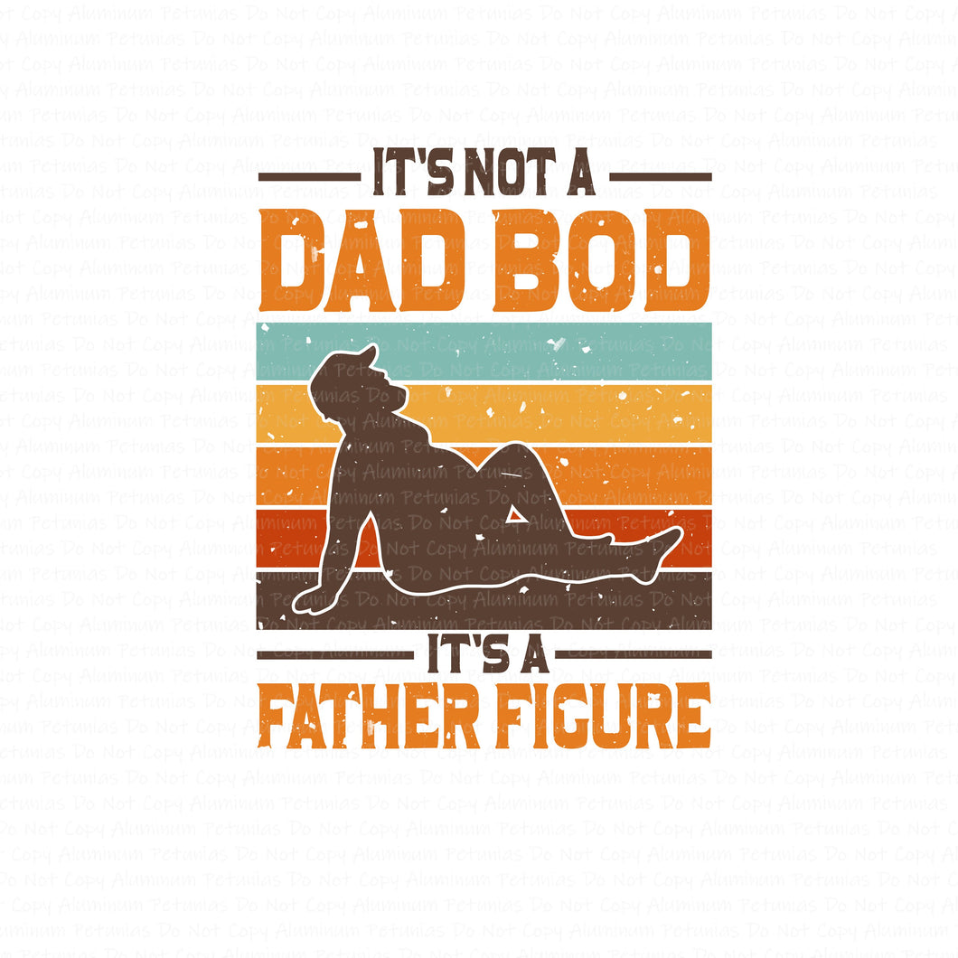 Dad Bod DTF (Direct to Film) Transfers, Father's Day DTF Transfer Ready to Press, 1-3 Day Ship